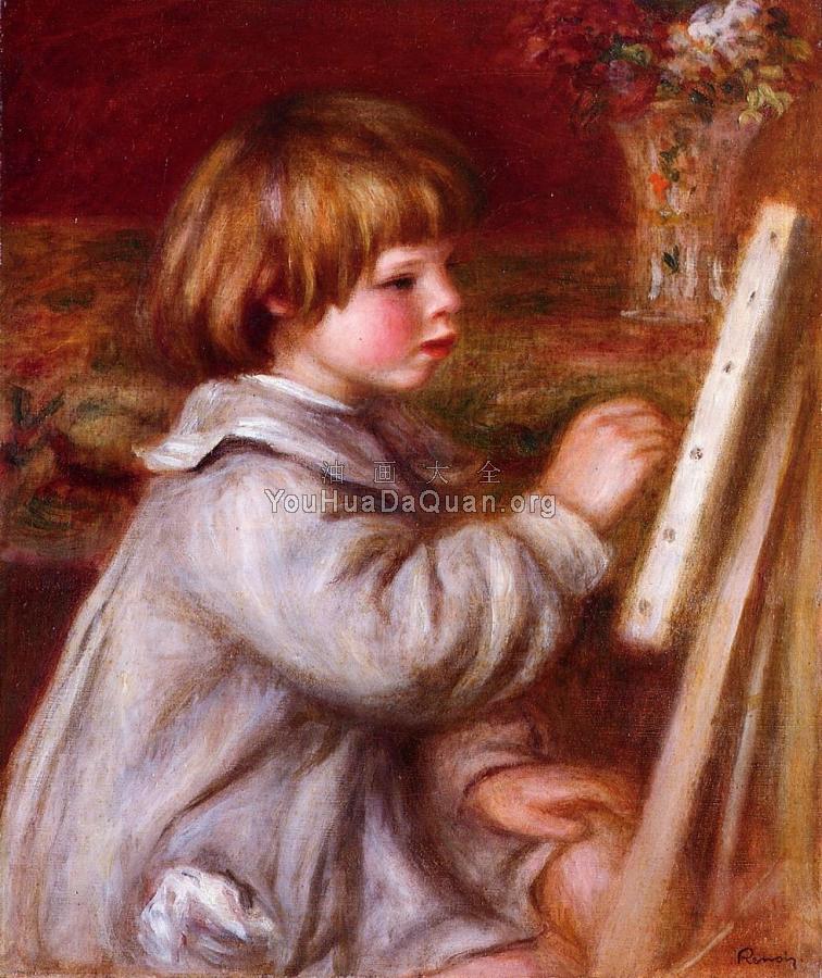 Claude Renoir Painting - 皮埃尔·奥古斯特·雷诺阿
